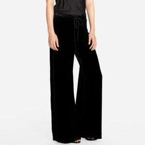 Johnny Was Keyana Velvet Wide Leg Pant Black Large